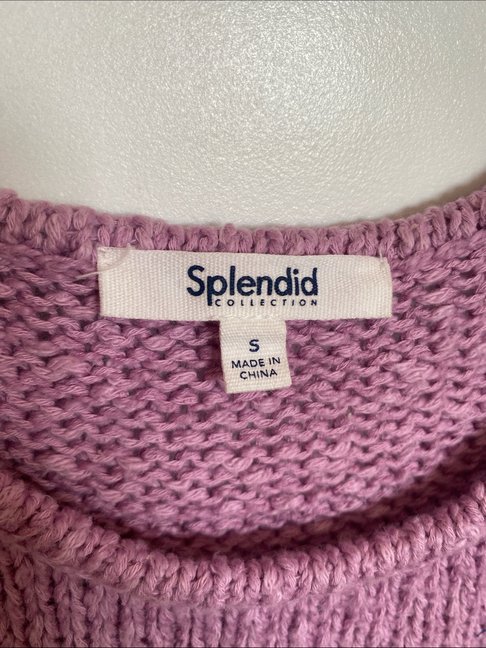 Splendid Lavender Knit Tank Size S - Picture 2 of 3
